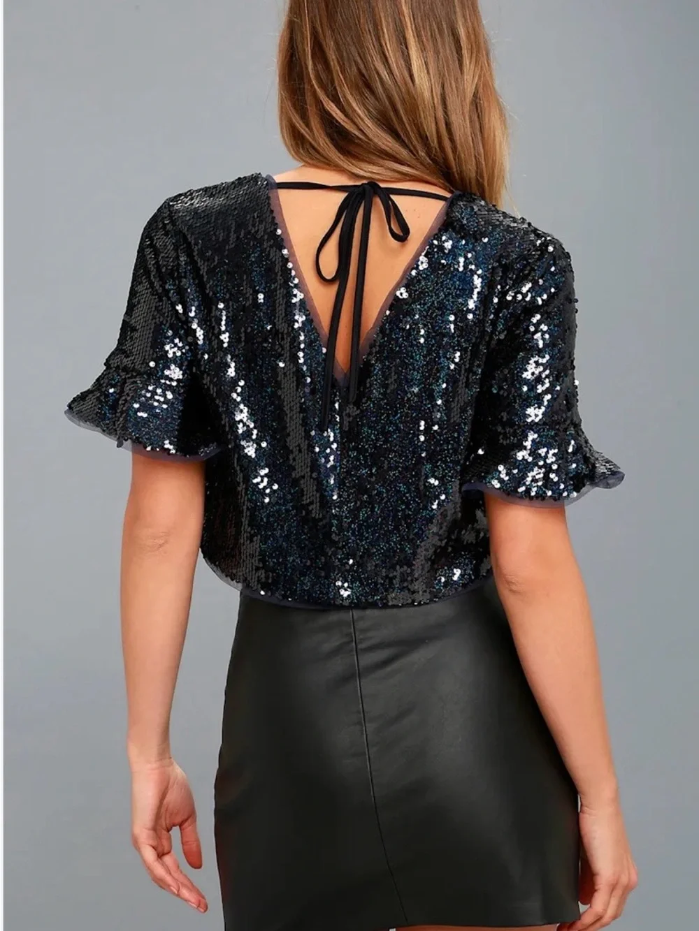 Lulus black sequin